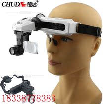 Tsuda Eyes Style LED Magnifier Lens with Helmet Magnifier 8 lenses Multi-set Eyebrow Embroidery