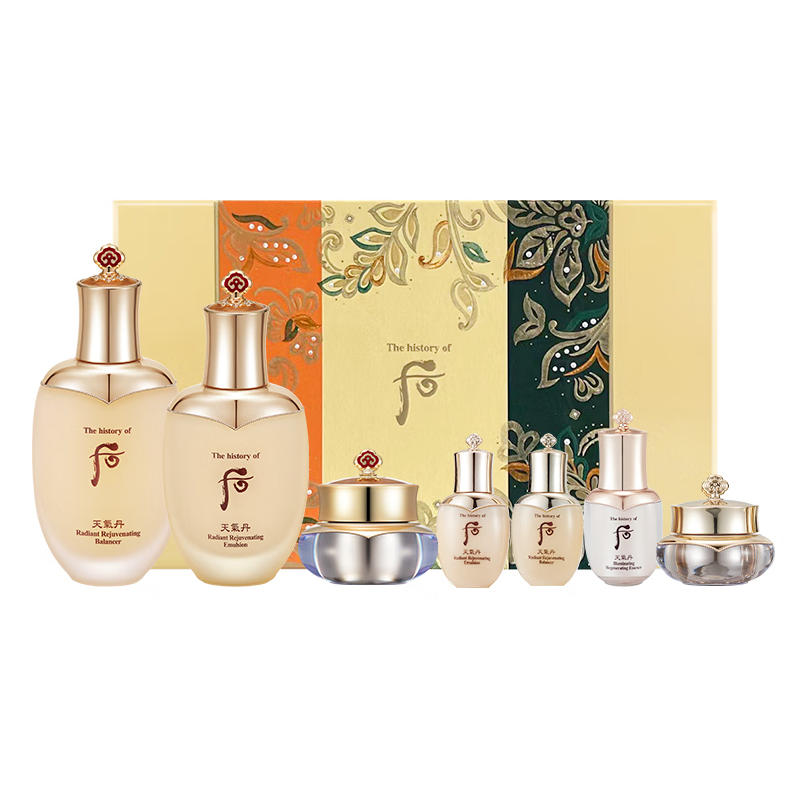 保税发货whoo后天气丹套装7件套水乳紧致套装礼盒百亿补贴