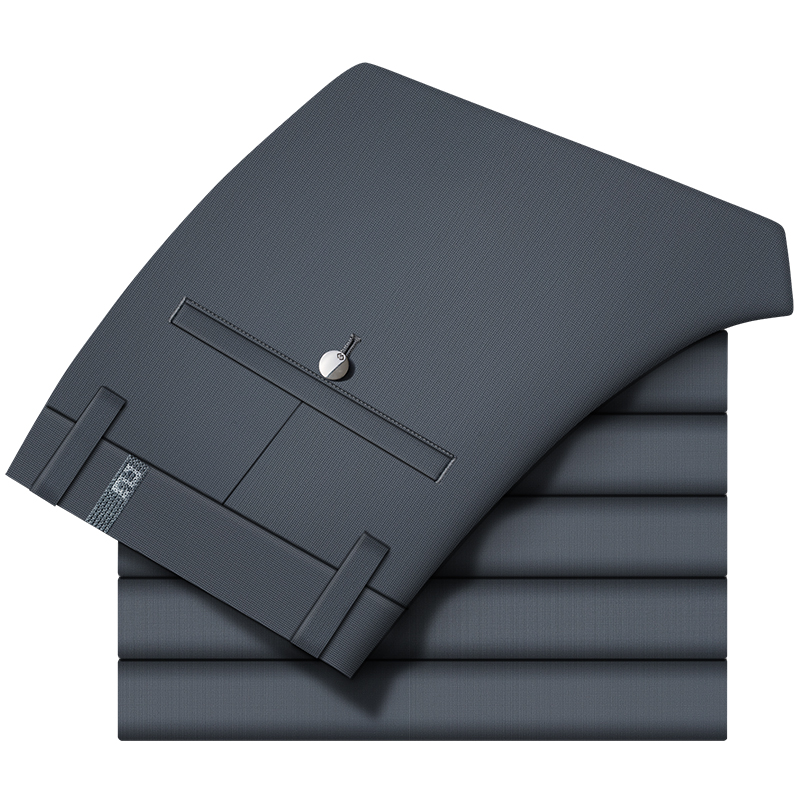 男裤2022年新款四面弹力休闲裤男修身凉感冰丝长裤男超薄男士西裤