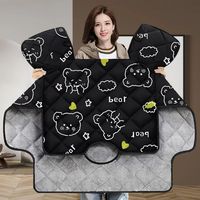 电动车挡风被冬季加绒加厚加大