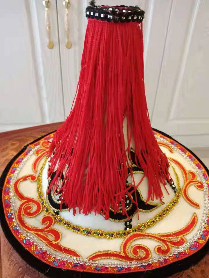 裕固头饰2020新款帽子少数民族演出道具民族鑫佳民族服装