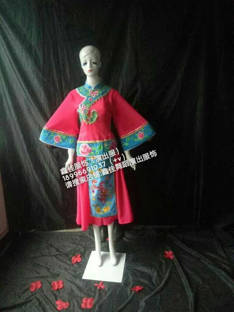 鑫佳订做原版桃李杯舞蹈《浔阳遗韵--丽人行》女子群舞舞蹈服装, - 图3