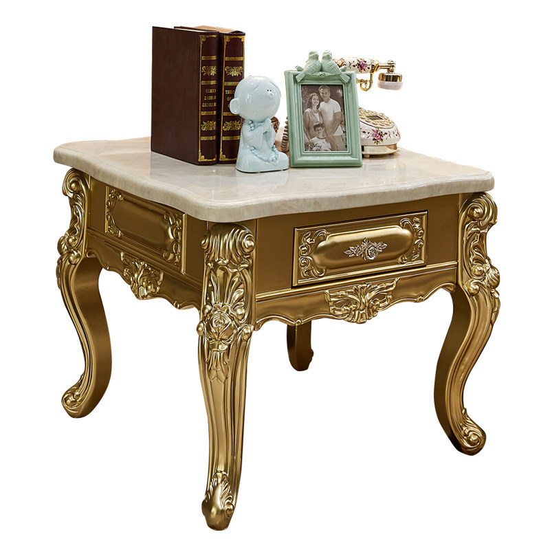 欧式几边古典新古典美式几美小方客厅抽屉面带角几