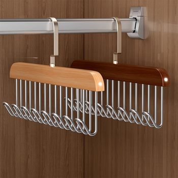 ໄມ້ sling wave hanger multifunctional rack underwear hook ການເກັບຮັກສາ