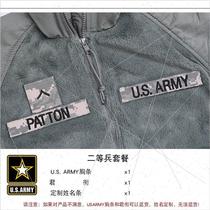 Posted chapter catch suede jacket USP300 Military rank L3L5L7 Magic sticker Name Bar ACU camouflage UCP badge chest L