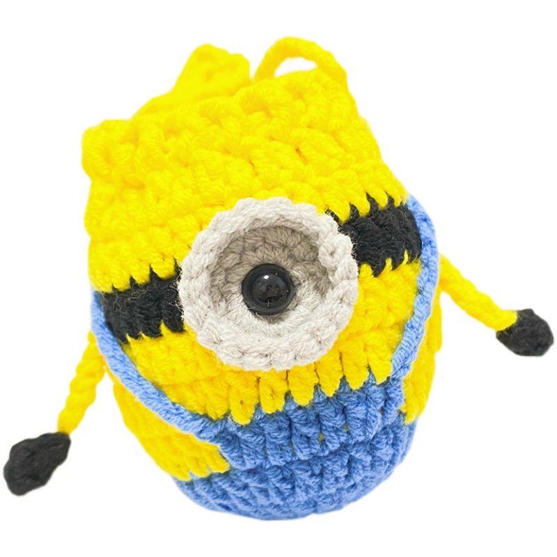 端午节蛋袋儿童鸡蛋护蛋兜挂脖蛋手工编织幼儿园创意玩偶