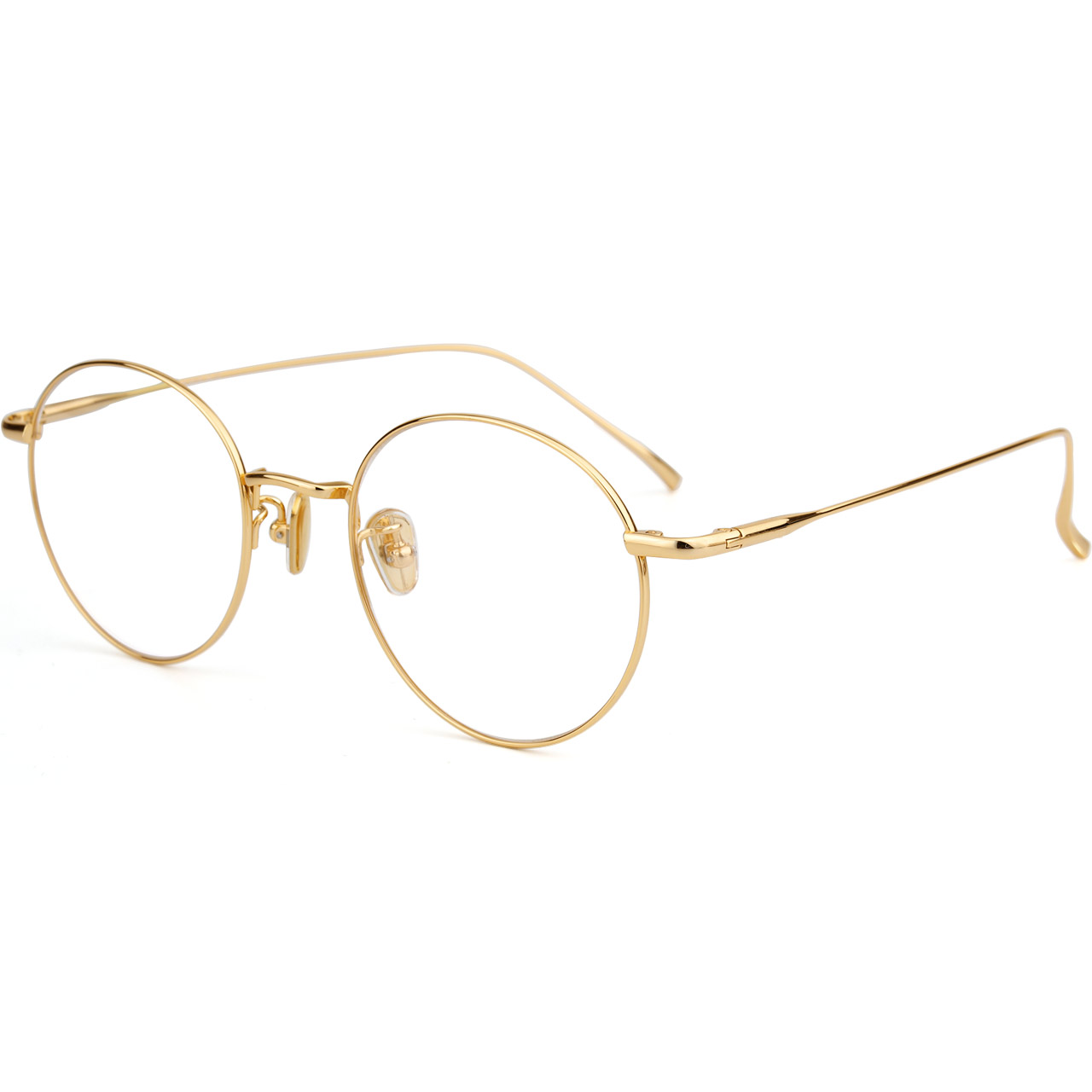 肖战同款金边圆框近视眼镜女可配有度数防蓝光防辐射金丝眼镜男潮