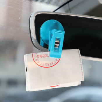 Car Hook In-car Glass Suction Cup Storage Clip Car Gas Ticket Curtain Fixing Clip ອຸປະກອນລົດ