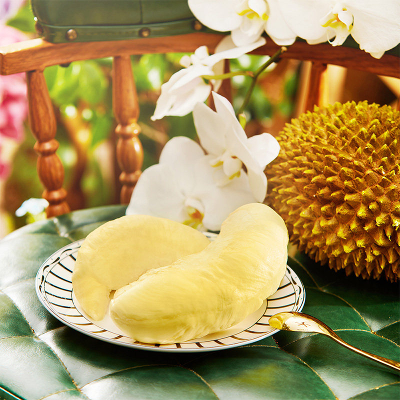 悠甜马来西亚新鲜榴莲江海d201液氮急冻冷链运输榴莲