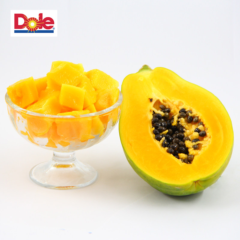 预售【dole都乐】菲律宾进口木瓜4只装 单只约410g包邮新鲜水果