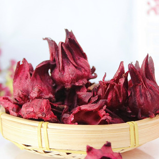 洛神花茶玫瑰茄干整朵洛神花果泡水喝花茶组合正品旗舰店罐装FG