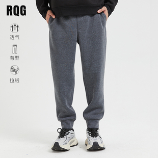 男生秋冬加绒卫裤小脚收口宽松休闲长裤子2025新款青少年运动裤