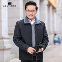 【LEOPARK】中老年加絨加厚冬裝外套