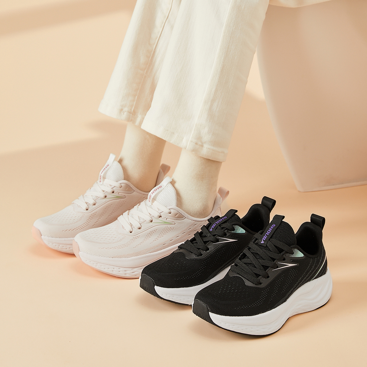 母后新款中老年不累脚健步鞋女网面透气妈妈鞋软底轻便运动休闲鞋