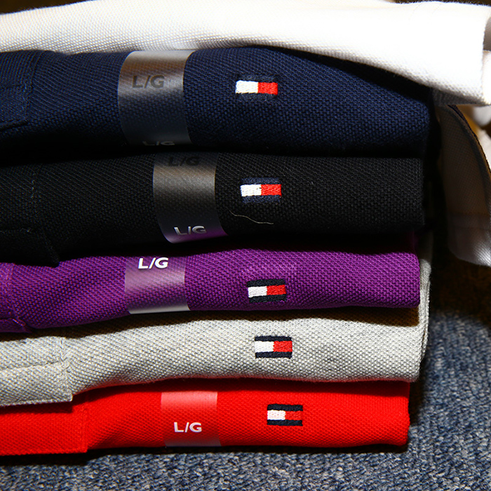 欧洲站正品Tommy纯棉翻领长袖polo衫春夏季经典汤米时尚商务男装