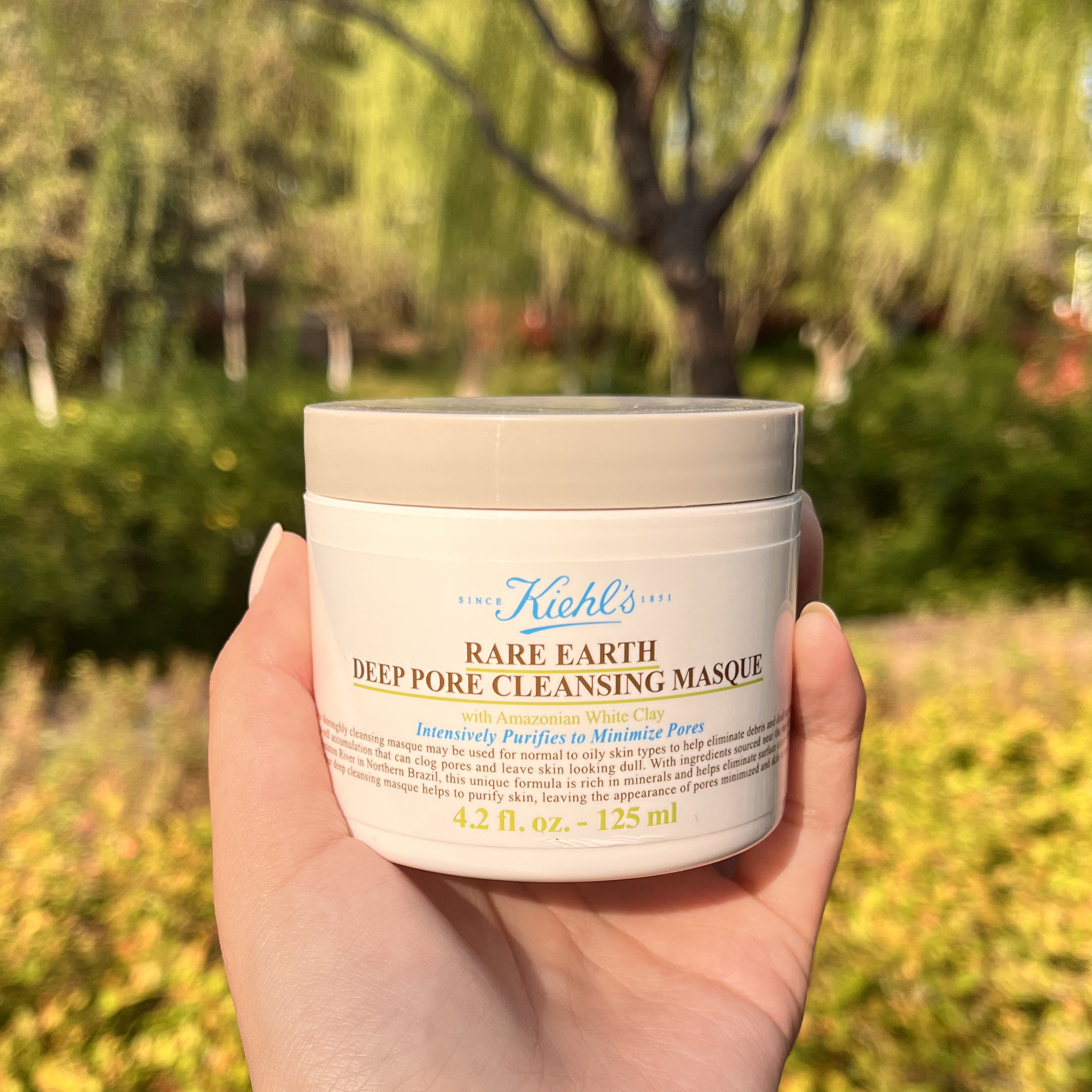 免税科颜氏白泥面膜125ml亚马逊深层清洁泥膜去黑头涂抹面膜