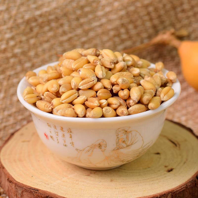 新鲜无硫精品淮小麦500克颗颗饱满新货甘麦大枣汤原料搭配浮小麦