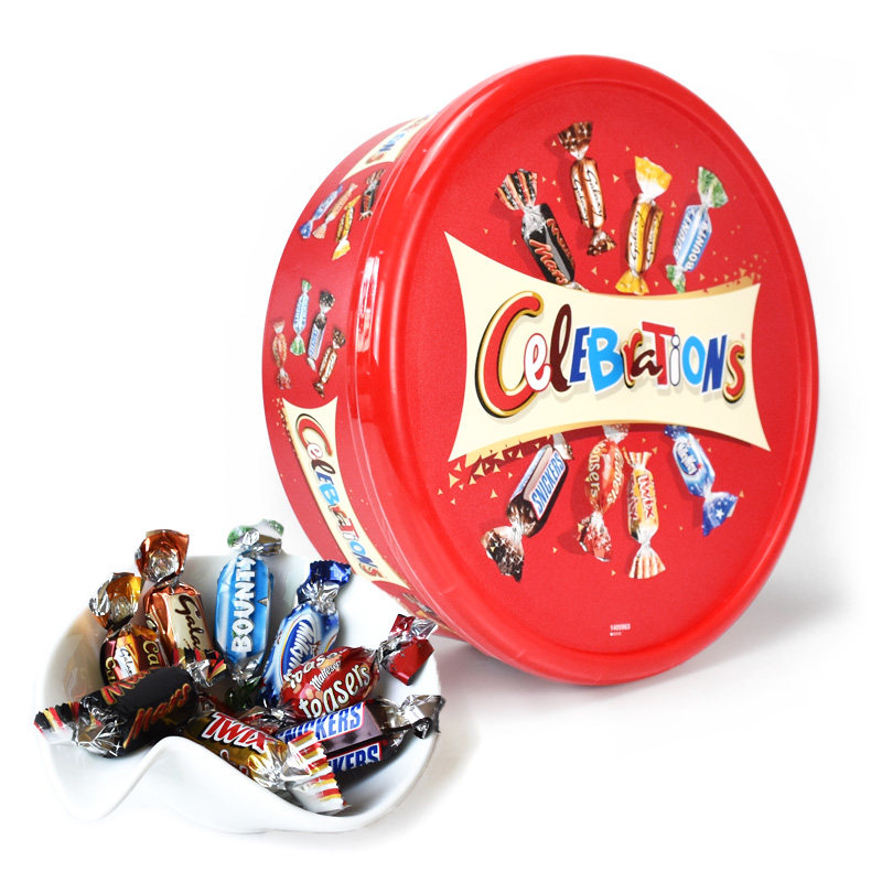 英国mars玛氏巧克力马氏大脸盆什锦礼盒装圣诞礼物巧克力糖果650g