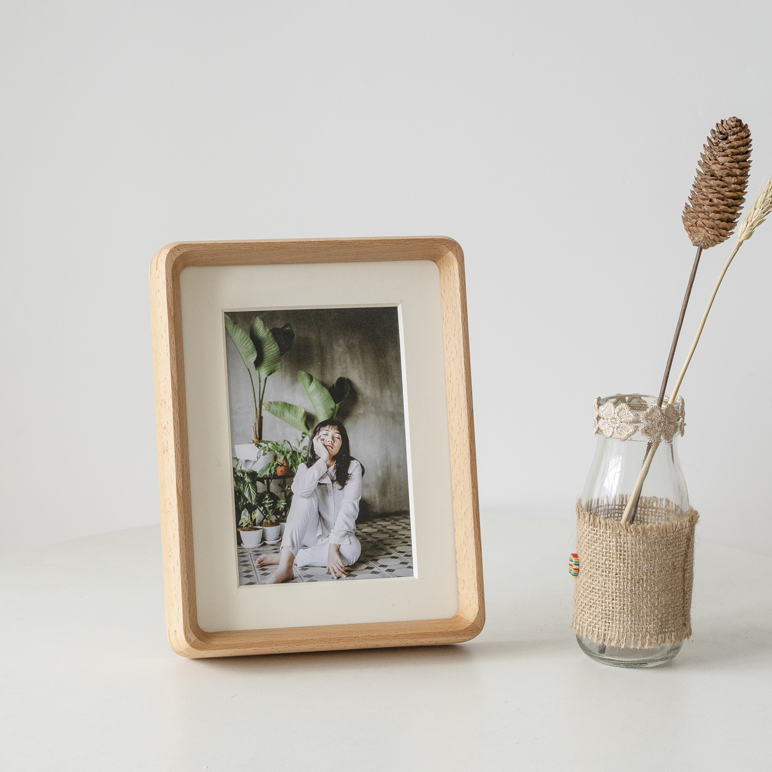 高端榫卯实木免费照片情侣儿童写真相框摆台相框