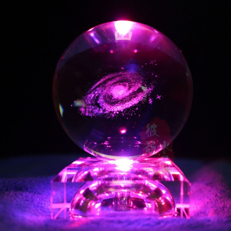 抖音新款创意摆件银河系水晶球女生闺蜜生日礼物摆件