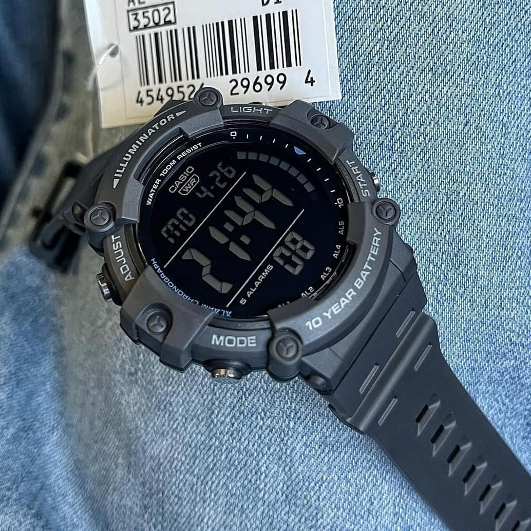 手表大屏数显casio卡西欧ae1500wh8b电子智能日韩腕表