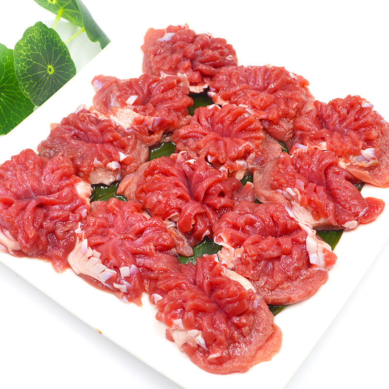 新鲜切花火锅食材冷冻鸭胗花300克火锅配菜品