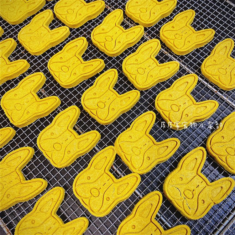 皮皮家狗头饼干干法头像有机南瓜燕麦奶酪无添加狗风干零食