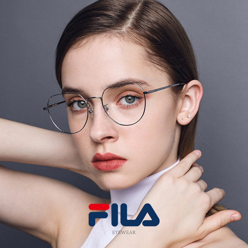 眼镜斐乐fila蓝光近视防辐射黑框素颜女网网红防蓝光镜