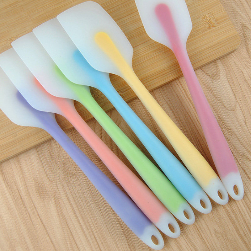 抹刀蛋糕奶油铲刀一体式透明硅胶刮刀耐高温烘焙其它烘焙器具