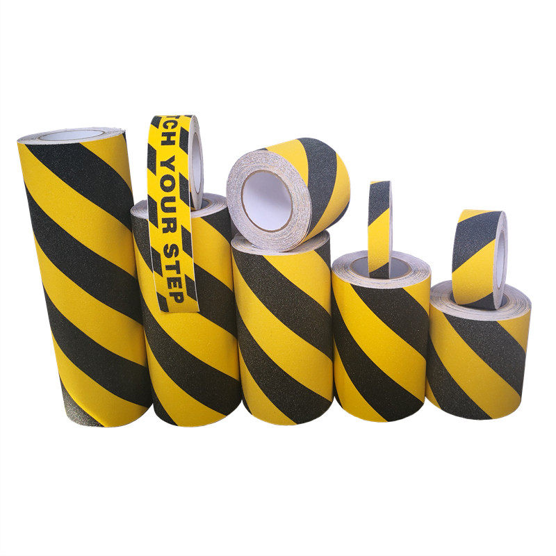 防滑胶带楼梯5cm台阶磨砂面耐磨黑黄警示地贴瓷砖防水防滑条贴纸