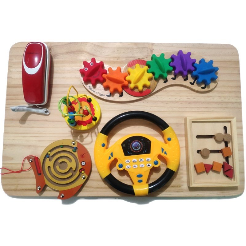 儿童忙碌板diy配件蒙氏蒙特梭利宝宝busy board玩趣益智早教玩具