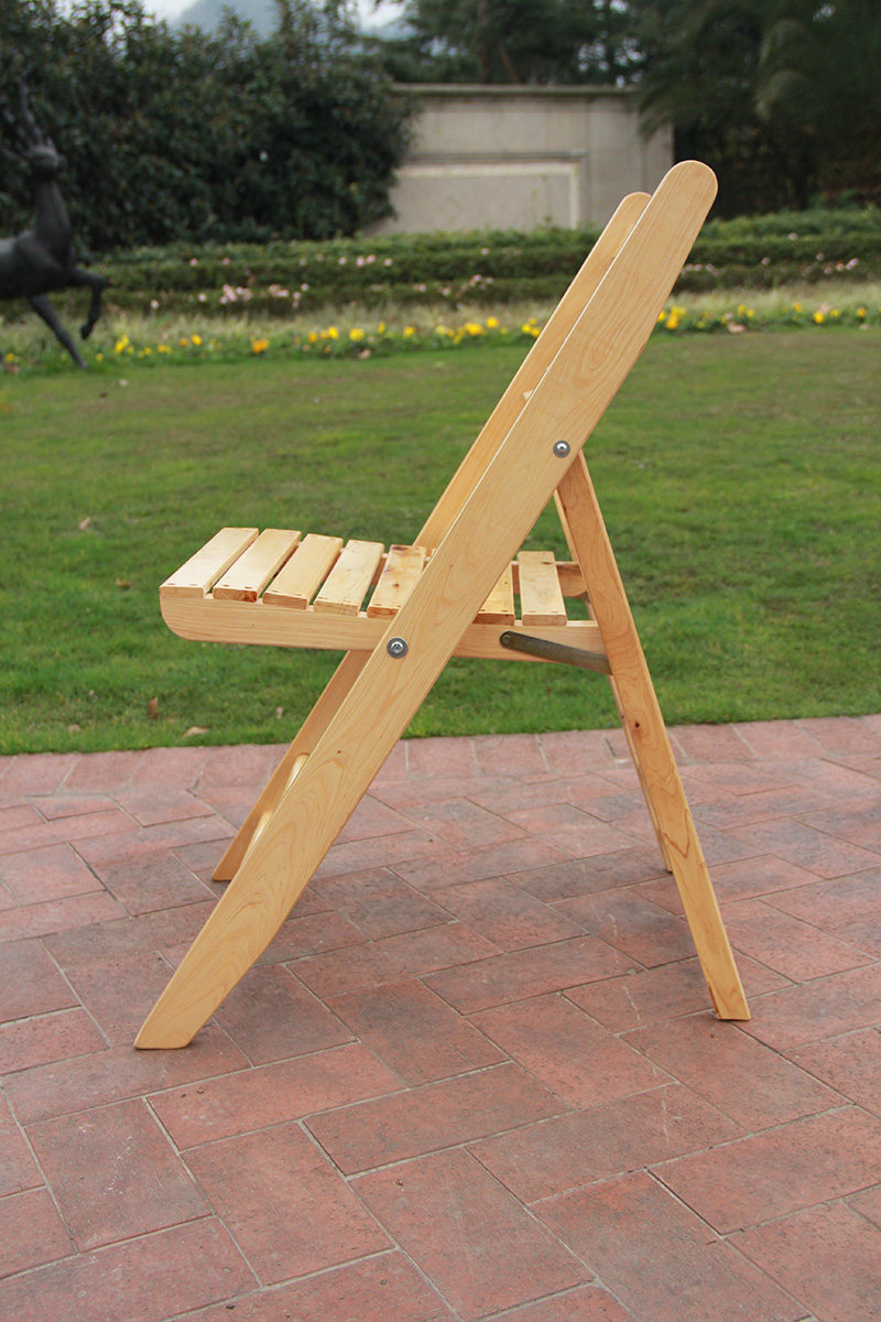 折叠实木椅木便携椅子家用柏木餐椅木质大小折叠椅