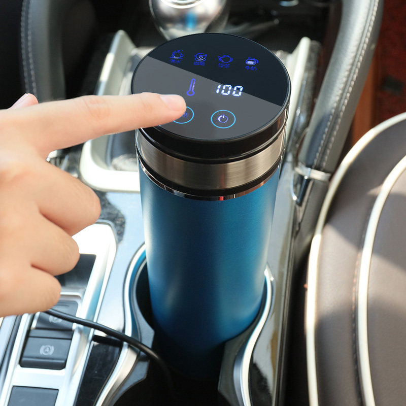 水杯热水车载烧水加热电热保温杯12v热水器车用车载冷热