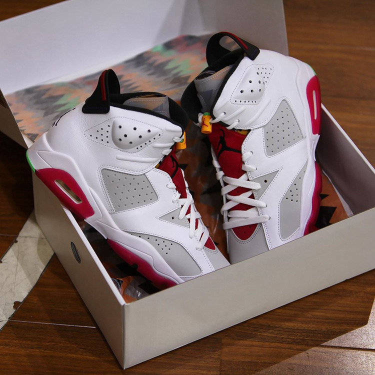 airjordanaj6兔八哥情侣鞋白彩蛋篮球球鞋ct8529-384665-062篮球鞋