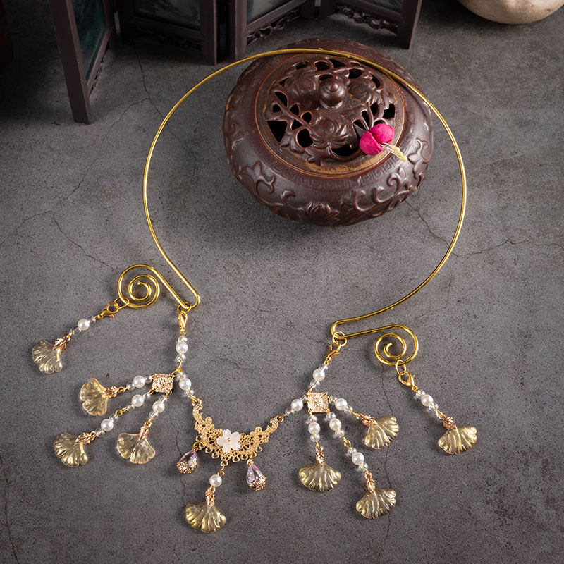 汉服项圈璎珞古风明制流苏吊坠项链饰品古装发饰