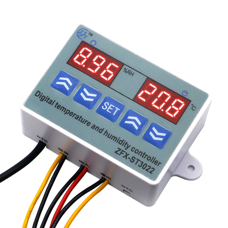 数显智能温湿度控制器加湿除湿大棚孵化一体式控制传感器