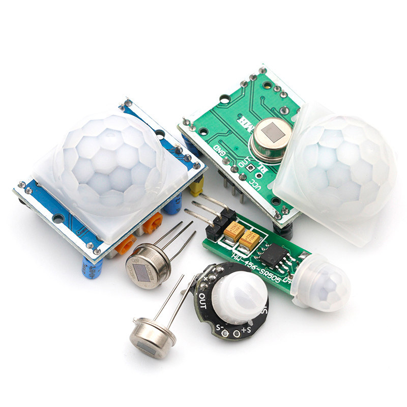 感应hcsr501rd624人体红外电子模块传感器热释探头传感器