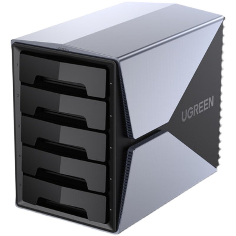 绿联硬盘阵列磁盘25英寸raid多盘位外接外置固态硬盘盒