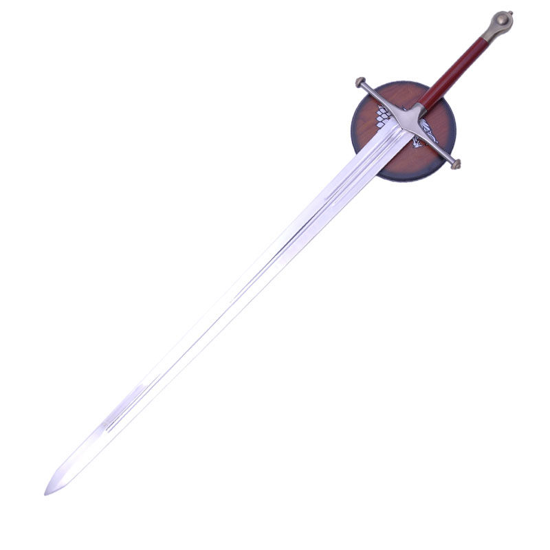 龙泉紫清影视道具周边权利的游戏寒冰剑欧式西洋剑长双手剑未开刃
