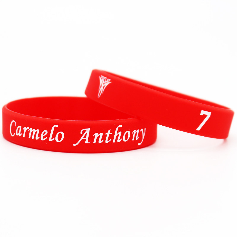 卡梅隆安安东尼甜瓜7号果冻篮球手环nba新款篮球球迷用品