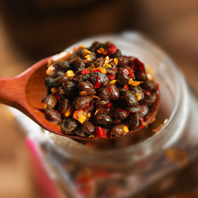 湖南特产香辣风味豆豉坛子辣椒酱下饭开胃菜农家其他食品