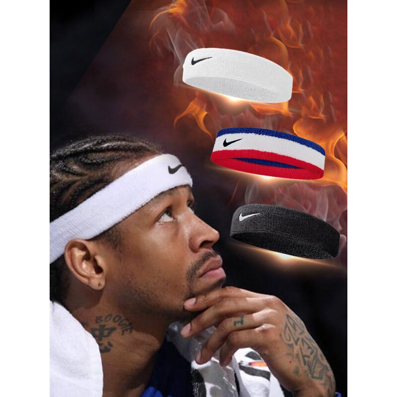nike篮球耐克戴耐克头巾跑步瑜伽运动健身导汗带运动护具
