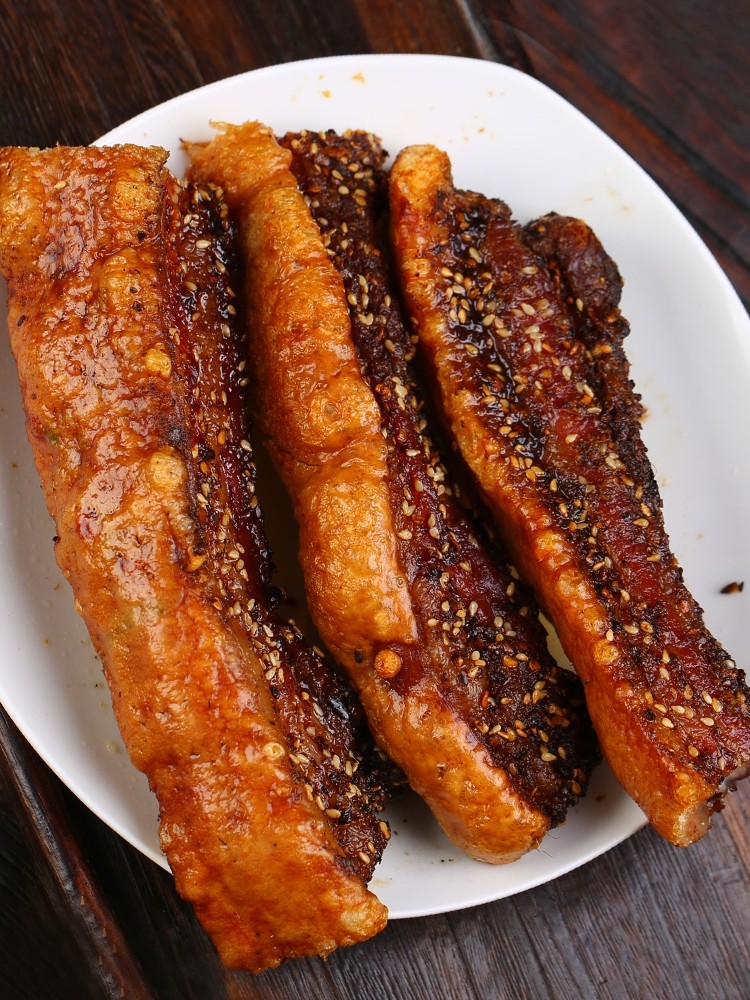 脆皮五花烤肉猪肉熟食即食特产美食舌尖正宗猪肉类