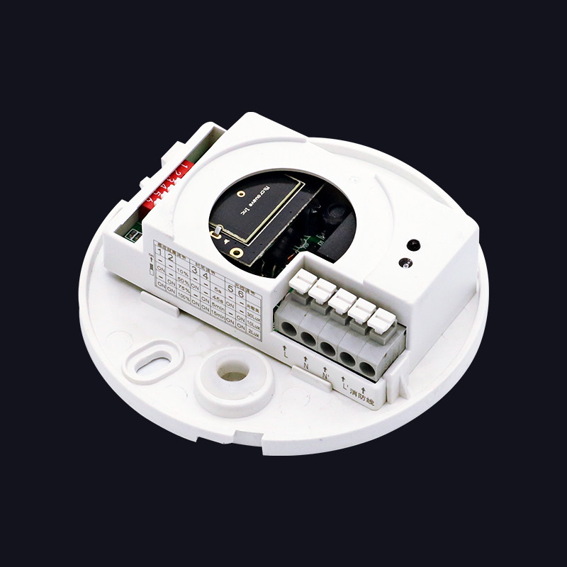 微波雷达感应开关楼道走廊车库吸顶人体感应器人体感应开关