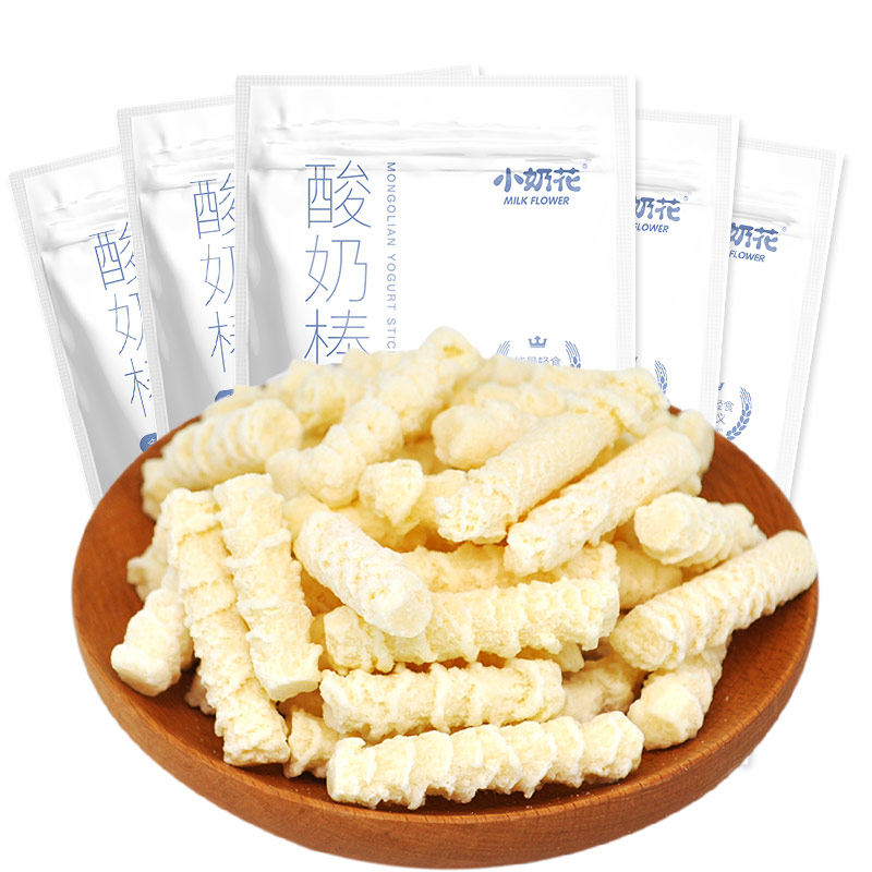 小奶花红红枣奶砖蓝莓酸奶棒奶零食奶酪儿童再制奶酪