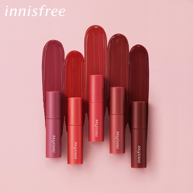 唇釉innisfree悦诗风吟口红女雾面哑光唇彩显白滋润滋润唇彩