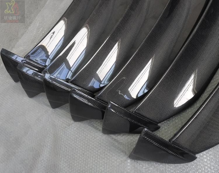 免打孔加装 rline aspec碳纤尾翼gti 顶翼扰流 18高尔夫7代改装 - 爱