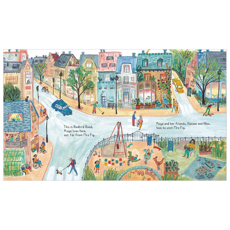 邻居惊喜theneighbourhoodsurprise英文儿童艺术绘本插画师艺术类原版