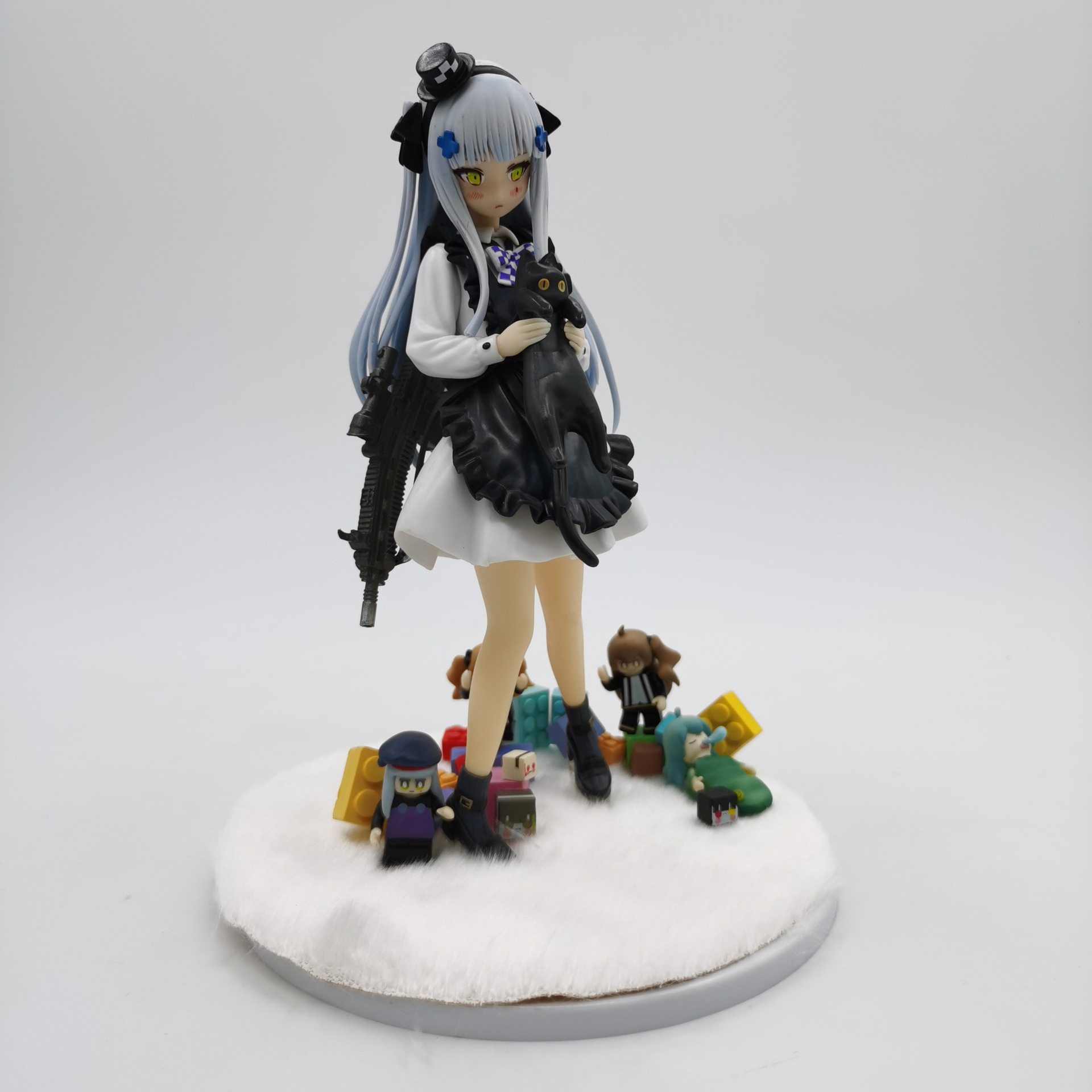 美少女少女前线hk416黑猫赠礼ver可爱女儿摆件手办