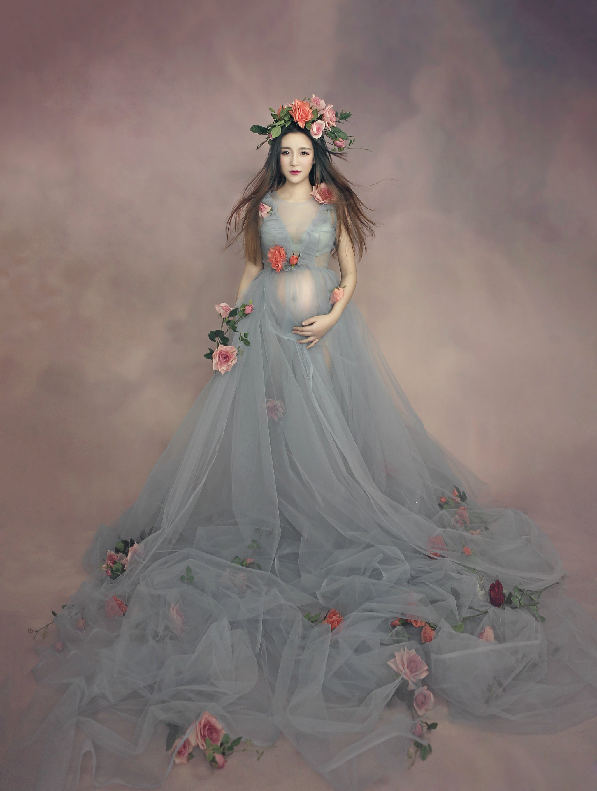 展会新款摄影孕妇写真服装影楼孕妇衣服拍照孕妇装影楼主题孕妇装